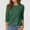 Green, variant on Women's Round Neck Summer Fashion Comfortable And Casual Fit Quarter Sleeved Top T Shirt Athletic Tops for Women Short Sleeve Womens Summer T Shirts Oversized Tee for Women Womens Short Sleeved