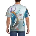 thumbnail image 2 of Naloa Let's go Travel Around the World Men's T-Shirt Sport T-shirt Men's Basic Tee Casual Men's Shirt, Round Neck, Short Sleeves - Medium, 2 of 5
