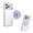 Lilac, variant on PopSockets Low-Pro Grip for MagSafe Ultra Thin Phone Grip and Stand, Black - Black