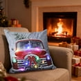 thumbnail image 6 of SLYNSHome Christmas Throw Pillow Cover with LED Lights,Light-up Winter Pillow Cases 18x18 inch Pillowcase Holiday Cushion Case for Couch Bed Sofa Decor, 6 of 7