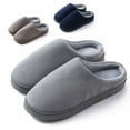 thumbnail image 6 of Womens Mens Slippers Memory Foam Comfort Fuzzy Plush Lining Slip On House Shoes Indoor Outdoor, 6 of 8