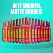 NYX Professional Makeup Fat Matte Lipstick, Smooth Color Long Lasting Lipstick, Fuzzy Flame, 0.07 oz