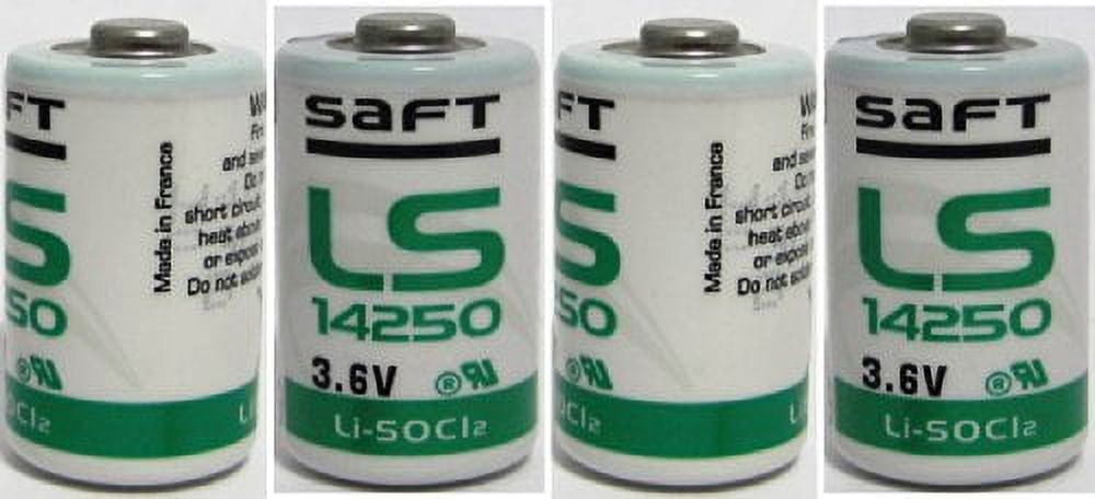SAFT Batterien LS14250 – 3,6 V, 1/2 AA, 5er-Pack – Für Extreme Temperaturen, Hohe Energiedichte & Lange Lagerung