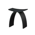 thumbnail image 3 of Boyel Living Solid Surface Stool for Bathroom - Matte Black, 3 of 3