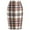Pink#166, variant on Wowcloth Autumn and Winter High Waisted Slit Bodycon Knee Length Midi Skirt,Women's Pencil Skirt Plaid Skirt