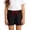 Black-shorts, variant on Girls Loose Shorts Size 1-8, Cuffed Hem Drawstring Elastic Waist Sleep Shorts, Cute Summer Home Bottoms for Kids Girls