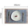 thumbnail image 6 of LINLIN Placemats, 4Pcs PVC Washable Placemats for Dining Table Mat Non-Slip Placemat Set in Kitchen Accessories, 6 of 6