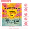 thumbnail image 5 of Birthday Gifts for Mom Mom Blanket Mom Birthday Gifts from Daughter Best Mom Ever Gifts Moms Birthday Gift Idea Gifts for Moms I Love You Blanket Garden Blankets for Mom 60x50, 5 of 6