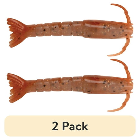 (2 pack) Berkley Gulp! Shrimp Fishing Soft Bait 4 Length New Penny per 4