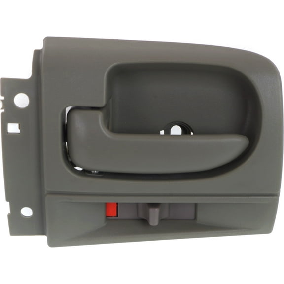 Interior Door Handle Compatible with 2001-2004 Dodge Dakota Front, Driver Side 4-Door, Crew Cab Pickup Gray
