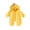 Yellow, variant on RUINIXCW Toddler Baby Costume Romper Cute Animal Long Sleeve Hooded Zipper Jumpsuit