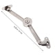 thumbnail image 2 of DEEPCRAFF 1Jgo Bisagra Pesada Para Puerta De Gabinete Con Plateado Y Soporte Fuerte, 2 of 8