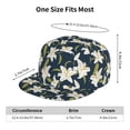 thumbnail image 6 of Fotbe Lilies Flowers Flat Bill Visor Cap Classic Snapback Hat Polyester Foam Trucker Hat Trucker Cap Adjustable Baseball Cap, 6 of 9