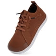 thumbnail image 1 of Zapatos WaTelves para niños pequeños, anchos y descalzos, marrones, 27, 1 of 6