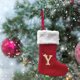 thumbnail image 4 of Adornos navideños con letras rojas | Juego de 26 adornos colgantes con el alfabeto para decorar el árbol de Navidad | Iniciales personalizadas para el hogar, 4 of 4