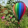 thumbnail image 5 of In the Breeze 0999 — Rainbow Spectrum Hot Air 10-Panel Hanging, Spinning Balloon Decoration, 25-Inches — Colorful Wind Spinner for the Yard or Garden, 5 of 6