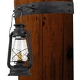 thumbnail image 4 of Meyda 190213 17 in. Miners Lantern Wall Sconce - Black & Clear, 4 of 4