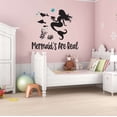 thumbnail image 3 of Mermaids Are Real Bubbles Crown Fish Urchins Seahorse Statfish Princess Fish Starfish Queen Sweet Dreams Bedtime Unicorn Lovely Dear Dream Decorating Wall Decal Sticker - Size: 30 In X 27 In, 3 of 5