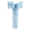 thumbnail image 2 of Tulle Chair Sash Ribbon 108x7 Inch, Soft Fabric Bow Drape, Wedding Party Banquet Chair Back Decoration for Birthday Shower Hotel Restaurant, 2 of 6