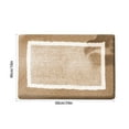 thumbnail image 3 of Bathroom Rugs Color Geometry Bath Mats for Bathroom Non Slip 16x24 Small Dark Gray Bathroom Rugs Absorbent Soft Washable Microfiber Bath Mat Bathroom Carpet Area Rug Brown 40x60cm, 3 of 6