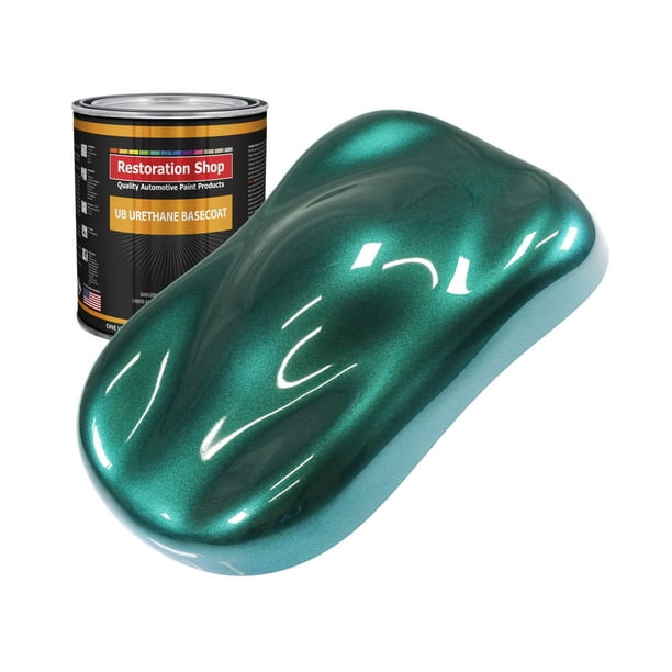 Dark Teal Metallic 1 Quart URETHANE BASECOAT Car Auto Body Paint ...