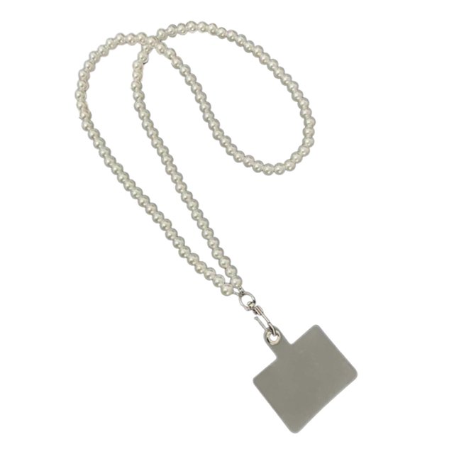 Cadena de teléfono con cuentas, temperamento, lindo colgante de joyería antipérdida, moda desmontable cadena de cabestro