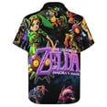 thumbnail image 4 of The Legend of Zelda Mens Hawaiian Shirt Short Sleeve Button Down Shirts Tropical Summer Beach Shirts, 4 of 7