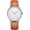 White-Silver, variant on Watches for Mens Minimalist Fashion Business Wrist Watch Analog with Leather Strap