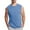 Light Blue, variant on Chiccall Mens Athletic Tank Tops Summer Crew Neck Sleeveless Basic Tees Solid Stretch Gym Workout Shirts 3XL Blue