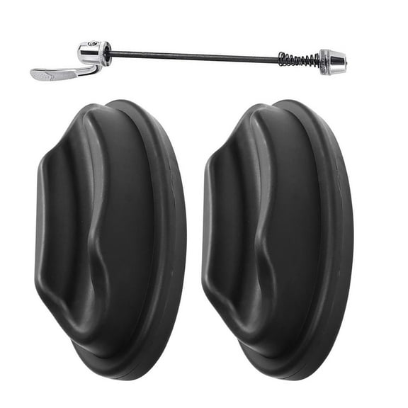 Toddmomy Bike Floor Stand 1Set Stability Enhancement Steel Accessory for Indoor Cycling in Black 30x20x20in