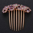 thumbnail image 1 of TABLETREANDS De Cristal Con Incrustaciones De Rhinestone Morada Para Y Eventos Especiales, 1 of 8