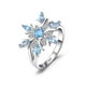 thumbnail image 1 of Qarigey Anillo de mujer cristal brillante nudillo joyería elegante exquisita decoración de mano fiesta de compromiso joyería de vacaciones Ropa, zapatos y accesorios Miscelánea Talla 6, 1 of 6