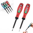 thumbnail image 2 of 2-In-1 Digital Voltage Tester Screwdriver Lcd Display Ac Dc 12V-240V Circuit Detector Pen Electrical Test Tool Non Contact Live Wire Tester Home Repair Maintenance Tool, Two Test Pens, 2 of 9