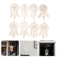 thumbnail image 4 of 8pcs Wooden Dreamcatcher Decoration Blank Wood Hanging Dream Catcher Paintable Unfinished Wood Pendant, 4 of 6