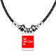 thumbnail image 1 of humor depresion tiempo viento collar a mano colgante de cuerda de cuero Unbranded M, 1 of 3