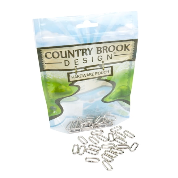 50 - Country Brook Design® 5/8 inch Rectangle Metal Keeper