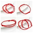 thumbnail image 3 of 10Pcs Simple Red Cord Bracelet Good Luck String Kabbalah for Protection Knot Amu, 3 of 12