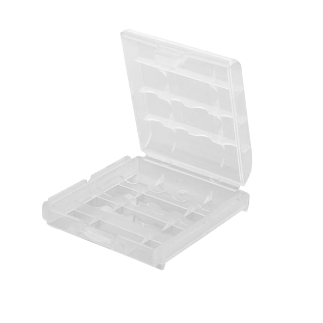 NIAIZEK 5Pack Electronic Box For Battery Storage Square Compact Design Organizer Box With Lid