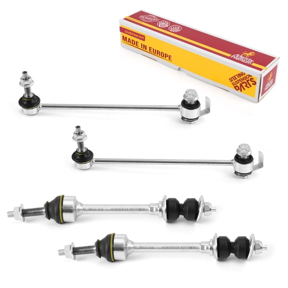 Metrix Premium Chassis Parts - 4 PC Front & Rear Sway Bar Stabilizer End Link Kit Fits 19-22 Ram 1500 Classic, 13-18 1500, 11-12 1500 4WD, 09-10 Dodge Ram 1500 4WD, K80894, K750396