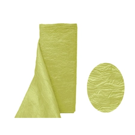 BalsaCircle 12"x10 Yards Yellow Crinkled Crushed Taffeta Fabric Bolt Sewing Craft