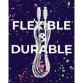 thumbnail image 5 of Liquipel Powertek USB C Lightning iPhone Charger Cable [MFI Certified], 6ft Fast Charging, Neon Party, 5 of 8