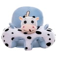 thumbnail image 1 of Baby Sofa Support Chair Soft Plush Blue, 1 of 5