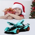 thumbnail image 7 of CHUNYAN Toy Cars V12 Sports Car Toy with Light and Sound Diecast Metal Model Cars for 3+ Year Old Boys Pull Back Race Car Gift Toys for Kids Ages 3+ (Blue), 7 of 7