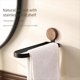 thumbnail image 2 of Toallero de Baño de Madera de Nogal con Soporte de Pared Plegable en Forma de U, 24 X 8 X 8 cm, 2 of 5