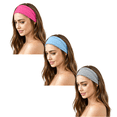 thumbnail image 3 of 6PC Bow Headbands For Women Solid Color Boho non slip Hair Bands Elastic Cute Fashion Sports Turban Hair Accessories (Free Size, 6PC|Multicolor-A), 3 of 4