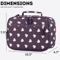 thumbnail image 7 of J World Girls Cody Lunch Bag with Shoulder Strap, Purple Heart, 7 of 7