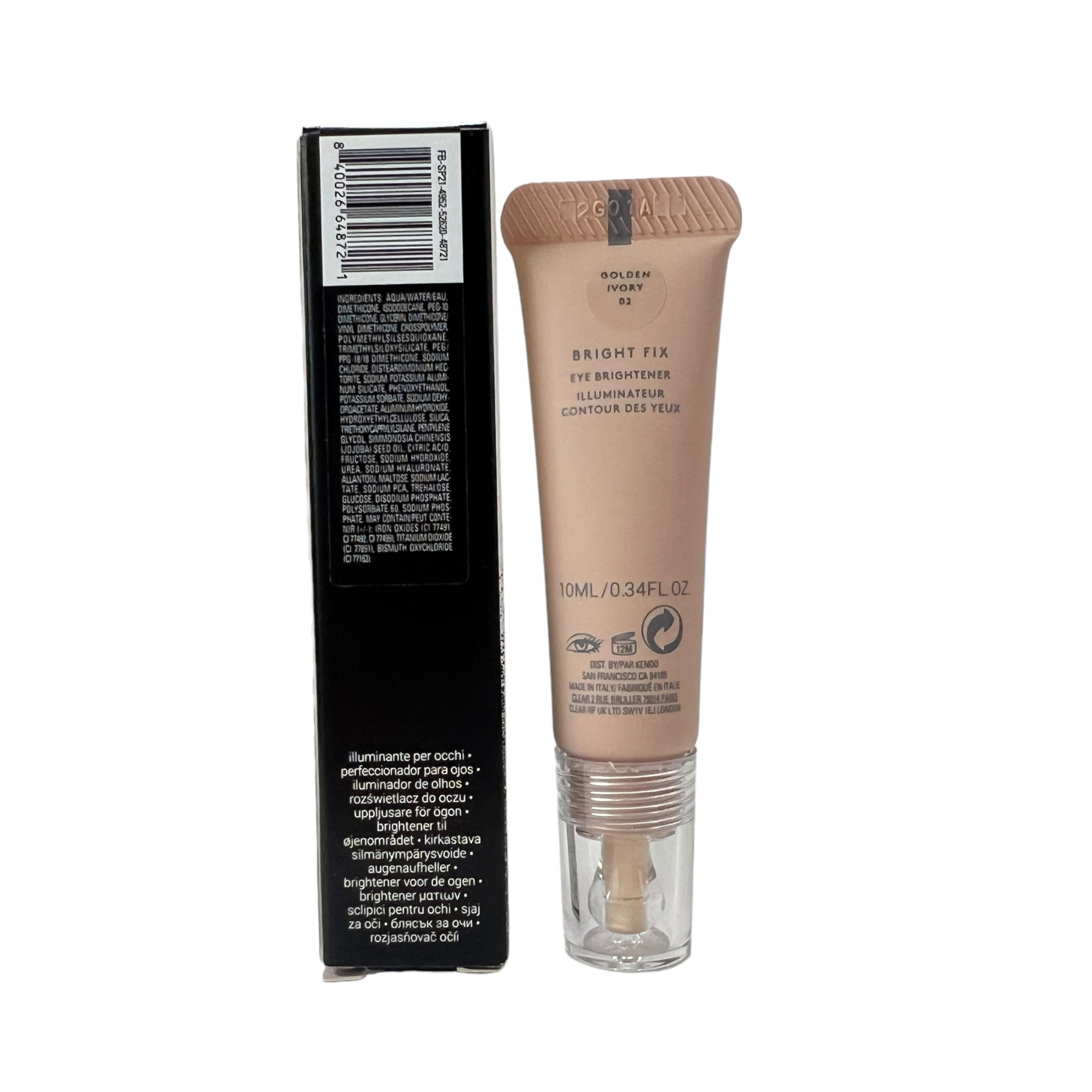 Fenty Beauty by Rihanna Bright Fix Eye Brightener - # 02 Golden Ivory (Warm for Light Skin Tones) 10ml/0.34oz