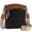 BlackBrown, variant on RAINSMORE Women's Leather Crossbody Bag Medium Lightweight Casual Crossbody Purse for Weekend Shopping, Everyday Outings,Brown