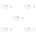 thumbnail image 3 of Guardurnaity Gafas para miopía con lentes antiazules, gafas cuadradas para ordenador, gafas graduadas para mujer, hombre, estudiante, grado dorado Type2 NO2, 3 of 6
