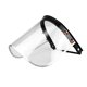 thumbnail image 2 of ColoMX Escudo facial protector de visor transparente para la máscara de seguridad anti-fog de hombres para el sombrero duro para la soldadura de la construcción máscara transparente, 2 of 8